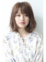 エアー 銀座タワー(AIR)&nbsp;柔らかミディ/小顔ヘア/前髪カット　【榛葉】@air_t_shinba