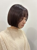 エフ ヘアーアンドリラクゼーション(F. hair & relaxation) 暖色ボブ