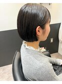 大人可愛いミニマムボブ