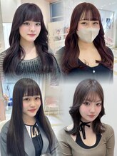 高発色で透明感抜群♪それでいてダメージが少なく艶やかに仕上がる【透明感ケアカラー】が超おすすめ♪