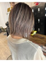 バレイヤージュ/白髪ぼかし/ブリーチ/ハイトーン/ハイライト/ダブルカラー/インナーカラー/白髪染め/白髪