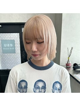 エス 天満扇町(esu) ハイトーンボブ