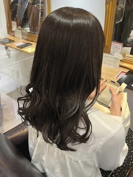 アビント バイ レシッド 武蔵小杉(abinto by rcid) くすみベージュ/髪質改善カラー/Aujuaトリートメント