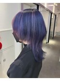 ダブルカラーネイビーカラーケアブリーチハイトーンカラー韓国