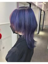 ゲーム 渋谷店(GAME)&nbsp;ダブルカラーネイビーカラーケアブリーチハイトーンカラー韓国