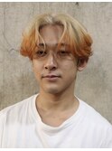 メンズカットカラーデザインカラーエンドカラー熊本下通