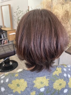 リル(LiL) ミディアムレイヤー/モカグレージュ/オーガニック