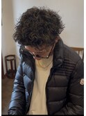 ラフな無造作パーマ