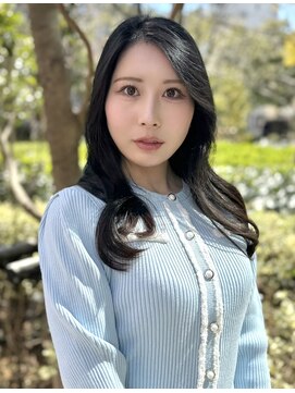 ウィリートーキョー 渋谷(WELLY TOKYO) 春の大人暗髪くびれミディアムヘア