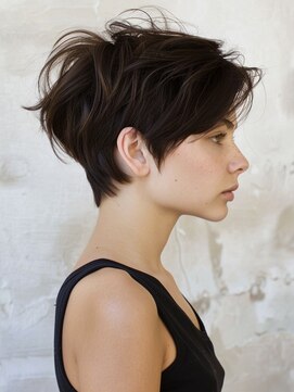 アルトリスト(Altruist Aging×HAIR&SPA) ☆イメチェンピンクベージュアンブレラカラー前髪クールショート