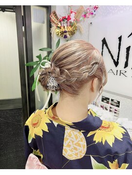 ヘアーサロン ニクス 池袋(hair Salon Nix) 浴衣アレンジ