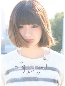 ワースホワイル(WORTH WHILE) 大人ガーリー/チョコレート/プリカール/小顔カット/外ハネボブ