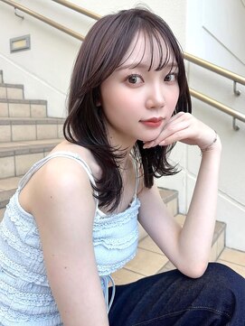 ケーツー あべのキューズモ－ル店(K-two) 大人ガーリー*くびれヘア*ミディアムヘア*顔周り*前髪カット