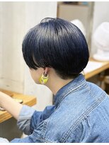 コンパス(COMPASS)&nbsp;ショートマッシュにWカラーネイビーブルー