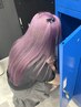 【リタッチダブルカラー】根本ブリーチ＋全体カラー＋色持ちTR 