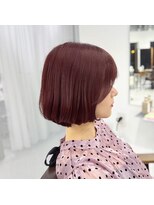 ハピネス 梅田茶屋町店(HAPPINESS)&nbsp;ブリーチなしダブルカラーカシスピンク