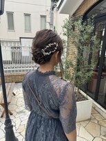 アース 高田馬場店(HAIR&MAKE EARTH)&nbsp;結婚式お呼ばれスタイル