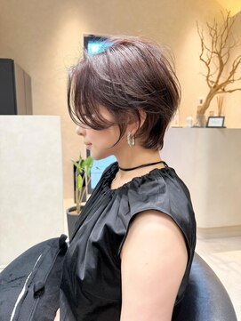 セラ(cella) ハンサムショート/ショートカット/ピンクベージュ【岡村大介】