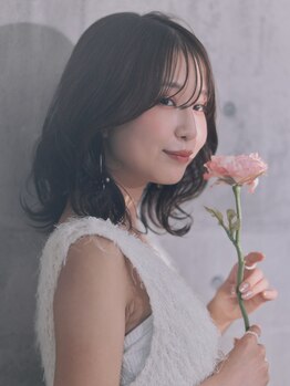 ルポシノエル(rupo si Noel)の写真/【鳳駅徒歩5分】顔周りの雰囲気やアレンジの仕方まで細かく計算した似合わせカットで魅力輝くスタイルに♪