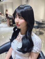 ユーフォリア 池袋東口駅前店(Euphoria)&nbsp;ダークブラウン/暗髪カラー/顔まわりカット/顔まわりカット