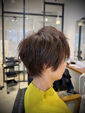 フラミューム 関内店(flammeum) ラフカット×骨格補正ショート