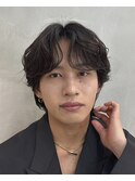 シャドウパーマセンターパート