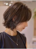 【シンプルに】品＋トレンドのレイヤーで［レイヤーボブ/ボブ］