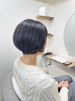 シアアルン 新小岩店(SHEER alun) ◆大人可愛い◎ショート×暗髪グレージュ×オージュア【新小岩】