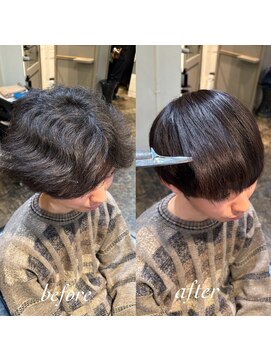 メンズサロン エノア 銀座店(ENORE) メンズ縮毛矯正/曲がる縮毛矯正/メンズ髪質改善/メンズカット