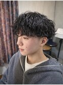 波打ちニュアンスパーマ