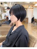 【美シルエット】コンパクト丸みショート