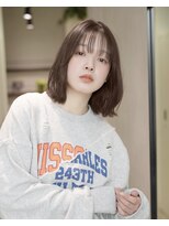 アンアミ キチジョウジ(Un ami Kichijoji)&nbsp;レイヤーボブ×ベージュブラウン　○堀越太真樹