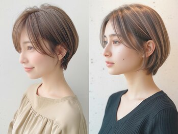 ブロッサム 大山店(Blossom)の写真/≪どこから見ても美しいシルエット≫簡単にまとまり、手入れが楽な大人女性のショートスタイルをご提案◎