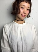 【CLEAR】エアリーボブ×ミルクティーカラー