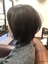 ヘアー サロン アットシュシュ(Hair Salon At'shushu)&nbsp;小顔補正立体カットでふんわりミディアム♪
