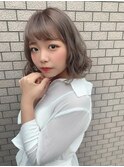 Lia&汐見悠佑　ミルクティーアッシュベージュ