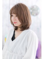 ミック ヘアアンドビューティー 大山店(miq  Hair&Beauty)&nbsp;伸ばしかけに◎シースルー前髪ワンカールボブディa