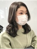 韓国風くびれヘア☆メルティカラーのミントベージュカラー