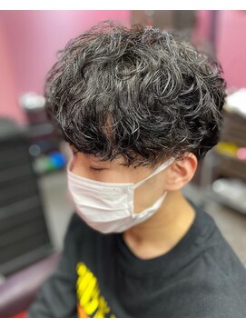 アメジスト(amethyst) メンズ　ショート　パーマスタイル