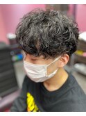 メンズ ショート パーマスタイル