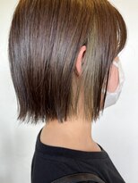 ダリー 新さっぽろ店(Dali)&nbsp;ぱつっとボブ/アッシュグリーン[20代30代40代]