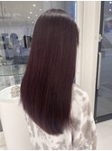 ゆるふわロングツヤ髪スタイルラベンダーカラー髪質改善