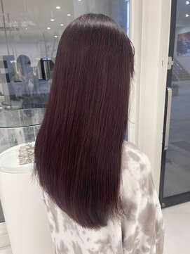 ハイブ 金沢(Hive) ゆるふわロングツヤ髪スタイルラベンダーカラー髪質改善