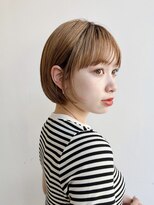 トルネード(TORNADO) 大人ショートボブ ミニボブ 前髪あり 丸顔面長エラ張り絶壁K1104