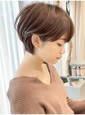 calna by ELMO/ショートボブ/ハンサムショート/丸みショート