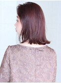 Reen hair 切りっぱなしボブ★ピンクブラウン