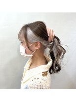 アトリエマイ 西新井東口店(MAI) インナーカラー/ケアブリーチ/シルバー/グレー/透明感