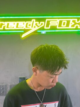 グリーディーフォックス 三軒茶屋(GreedyFOX) 波巻き/マッシュパーマ/ウルフ/ハイライト<理容室>三軒茶屋