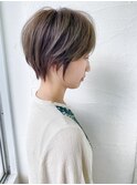 小顔＆小頭になれるカジュアル丸みショートby柴立