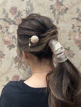 【ヘアセット＋フルメイクOK】ハイスキルを持つスタッフにお任せ☆新しい自分に出会える♪【お祭りヘア】